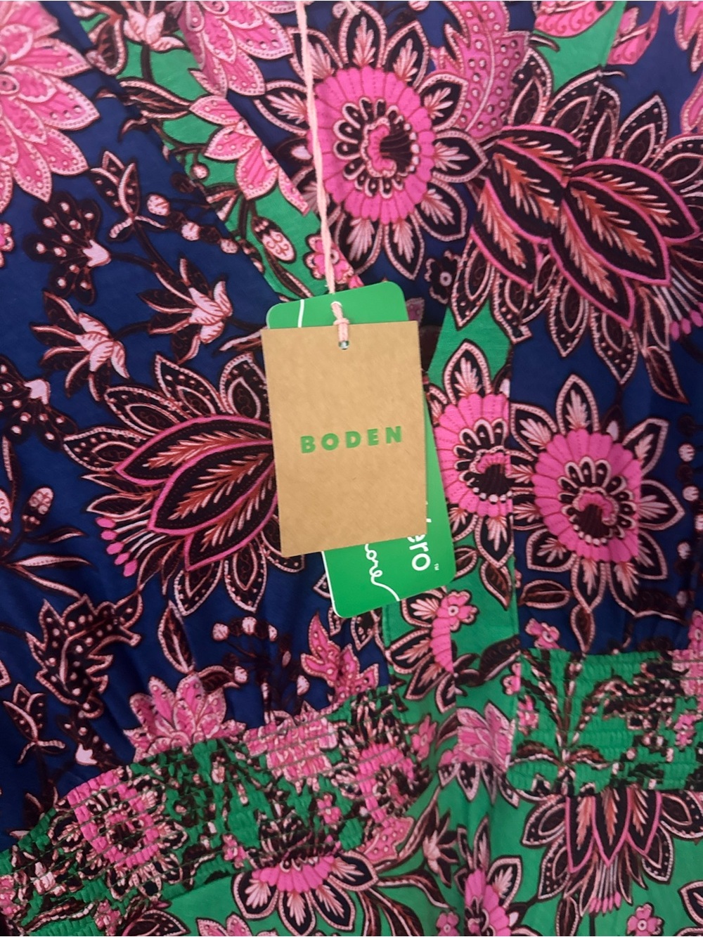 Boden Ivy Floral Smocked Midi Dress New With Tags - 6P - Picture 6 of 11